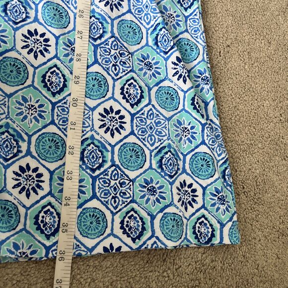 IBKUL Dress Large UPF Blue Cap Pleat Sleeve Tennis Golf Preppy Pickleball Cool - Picture 7 of 7